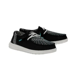 Hey Dude® Ladies Wendy Western New Moon Black Slip On Shoes 40097-0XL -Hey Dude Shop 40097 0XLb