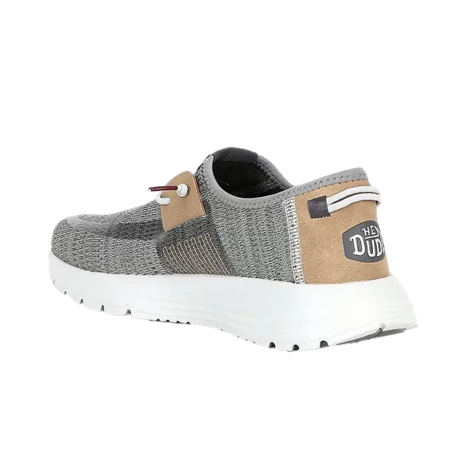 Hey Dude® Wally Men's Sirocco Grey Slip On Sneakerss 40140-1LJ 4 Hey Dude® Wally Men's Sirocco Grey Slip On Sneakerss 40140-1LJ - Image 4