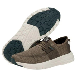 'Hey Dude' Men's Sirocco Sneaker - Beige Bark -Hey Dude Shop 40140 2CA SIROCCO BEIGEBARK PAIRBOTTOM 1024x1024@2x