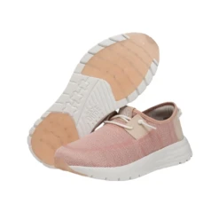 Hey Dude® Womens Wendy Sirocco Shell Pink Slip On Shoes 40148-1LA -Hey Dude Shop 40148 1lad