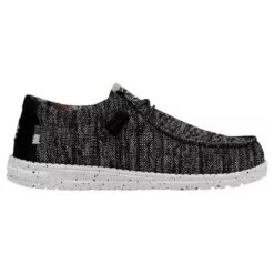 Hey Dude Men's Wally Sox Stitch Black Casual Shoes 40161-0YH -Hey Dude Shop 51zfrbYTCkL. AC 11