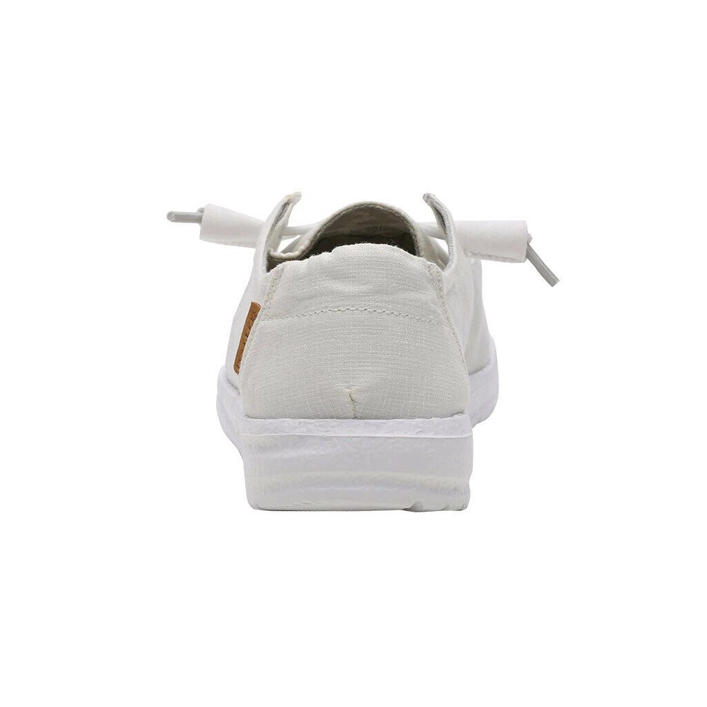 Hey Dude Ladies Wendy Chambray White Shoe 121410123 4 Hey Dude Ladies Wendy Chambray White Shoe 121410123 - Image 4