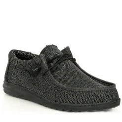 Hey Dude Men's Wally Sox Micro Total Black Shoes 150204942 -Hey Dude Shop 57 3efc4006 faa7 4ebe a890 fba9872c425f