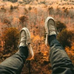 Hey Dude Men's Wally Canvas Nut Shoes 110061600 -Hey Dude Shop 57 40987328 dd9a 427e 80d4 c65af10a15d5