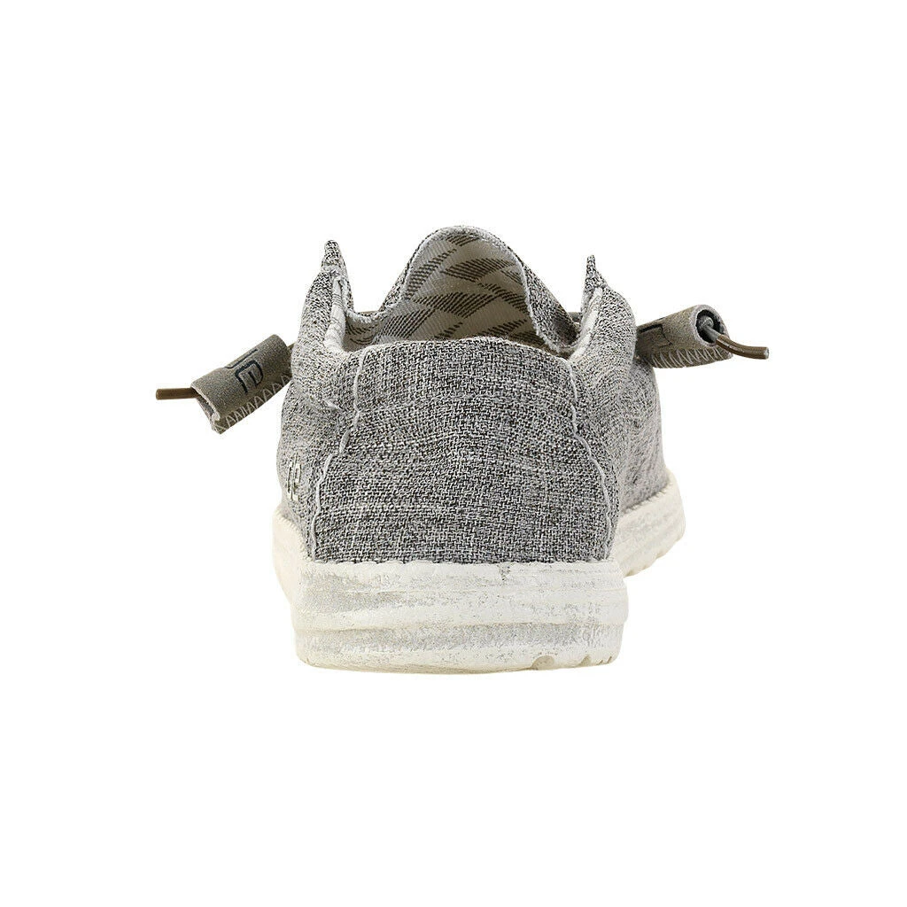 Hey Dude Men's Wally Canvas Linen Iron Shoe 110793901 6 Hey Dude Men's Wally Canvas Linen Iron Shoe 110793901 - Image 6