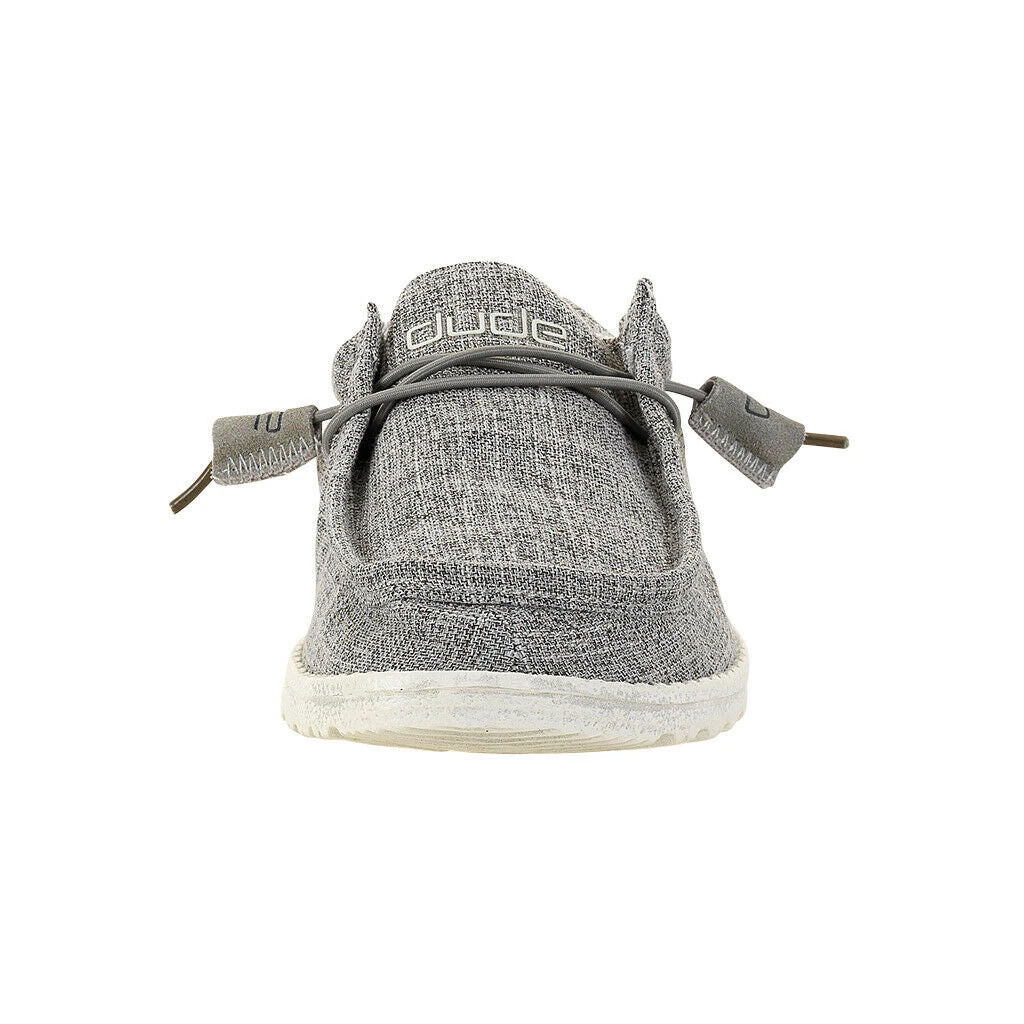 Hey Dude Men's Wally Canvas Linen Iron Shoe 110793901 5 Hey Dude Men's Wally Canvas Linen Iron Shoe 110793901 - Image 5