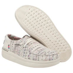 Hey Dude Ladies Wendy Rise Boho White Slip On Shoe 121940213 -Hey Dude Shop 9879786514