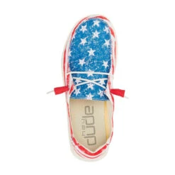 'Hey Dude' Women's Wendy - Star Spangled -Hey Dude Shop HD women Wendy star spangled3 1024x1024 2x e1777b67 aa37 42ec a2fe a455cc9d6573 1024x1024@2x