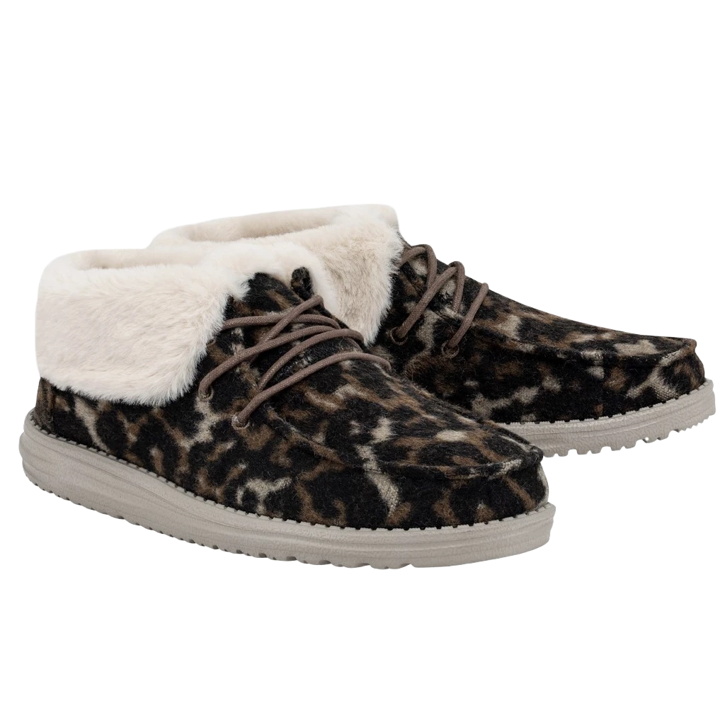 Hey Dude Ladies Britt Abstract Tan Leopard Shoes 121771727 1 Hey Dude Ladies Britt Abstract Tan Leopard Shoes 121771727