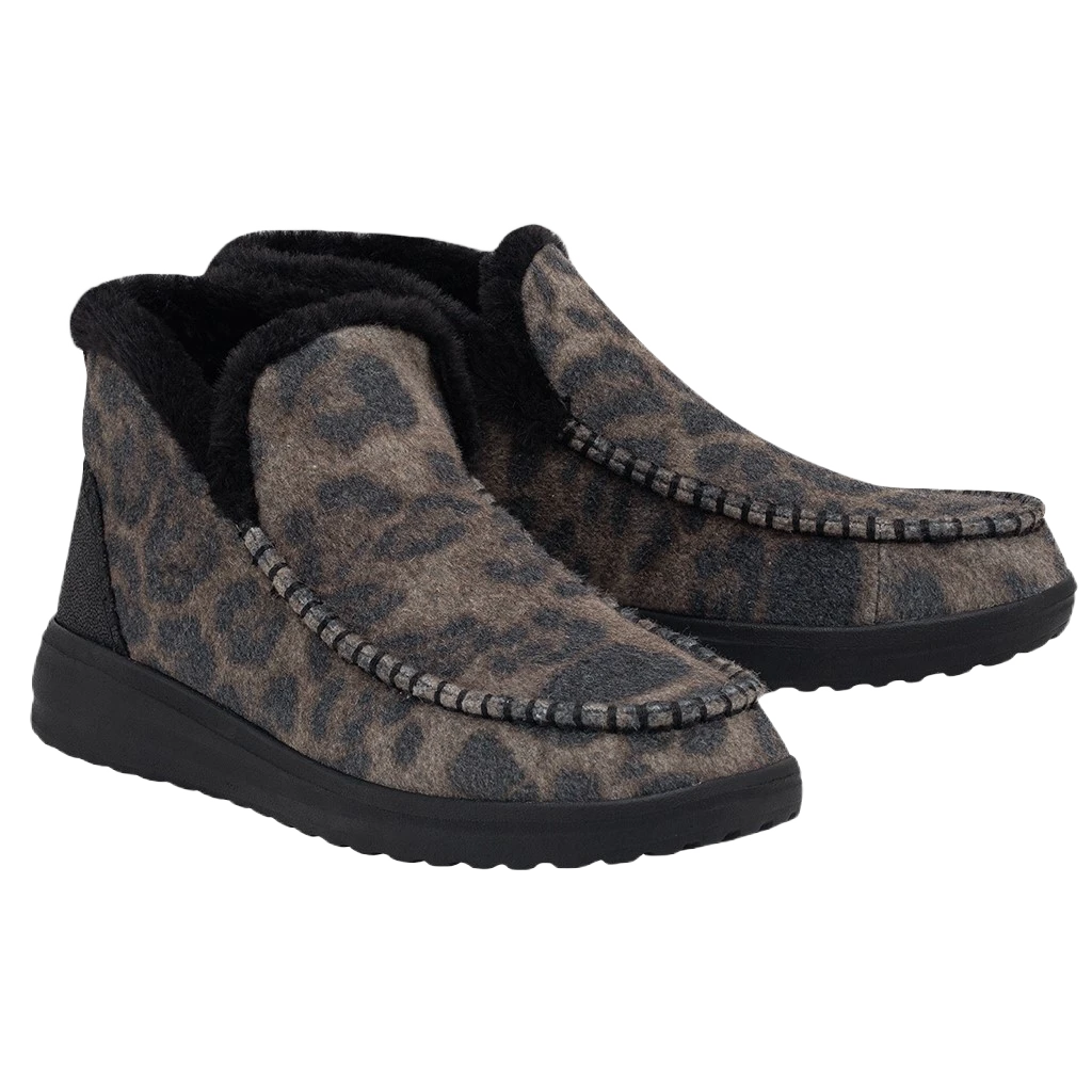 Hey Dude Ladies Denny Leo Nut Ankle Shoes 122051619 1 Hey Dude Ladies Denny Leo Nut Ankle Shoes 122051619