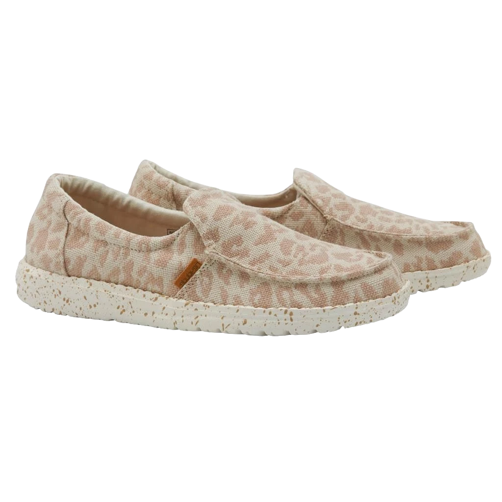 Hey Dude Ladies Misty Woven Cheetah Tan Shoes 140011710 1 Hey Dude Ladies Misty Woven Cheetah Tan Shoes 140011710