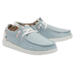 Hey Dude Ladies Wendy Boho Light Denim Shoes 121412412