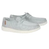 Hey Dude Ladies Wendy Linen Chambray Light Grey Shoes 121413058