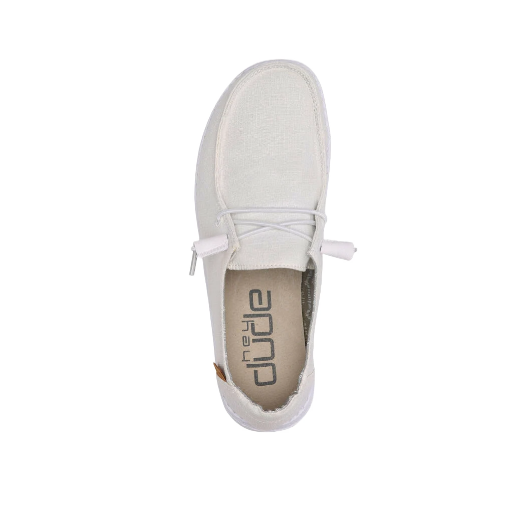 Hey Dude Ladies Wendy Chambray White Shoe 121410123 2 Hey Dude Ladies Wendy Chambray White Shoe 121410123 - Image 2