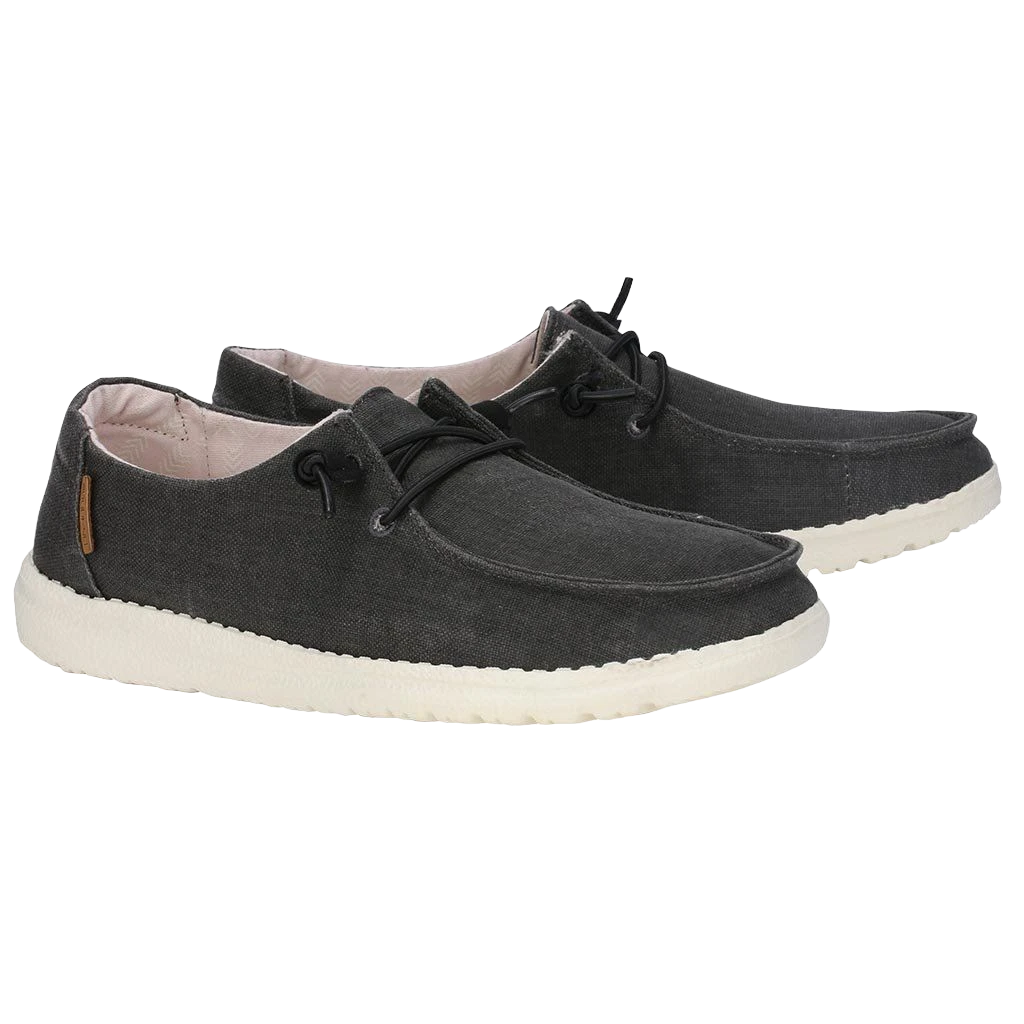 Hey Dude HeyDude® Ladies Wendy Chambray Off Black Casual Shoes 40058-0XM 1 Hey Dude HeyDude® Ladies Wendy Chambray Off Black Casual Shoes 40058-0XM