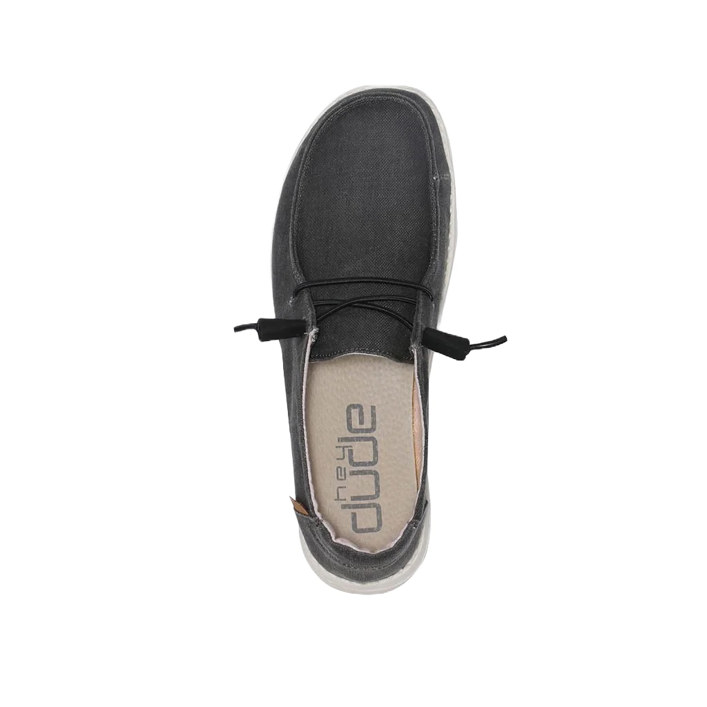 Hey Dude HeyDude® Ladies Wendy Chambray Off Black Casual Shoes 40058-0XM 2 Hey Dude HeyDude® Ladies Wendy Chambray Off Black Casual Shoes 40058-0XM - Image 2