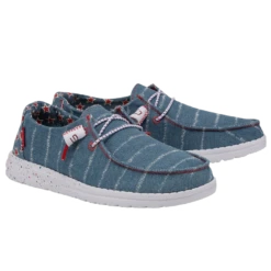 Hey Dude Ladies Wendy Denim Star Shoes 40158-4NR