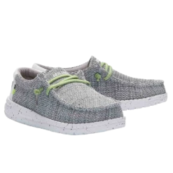 Hey Dude Children's Wally Sox Stone White 130130705