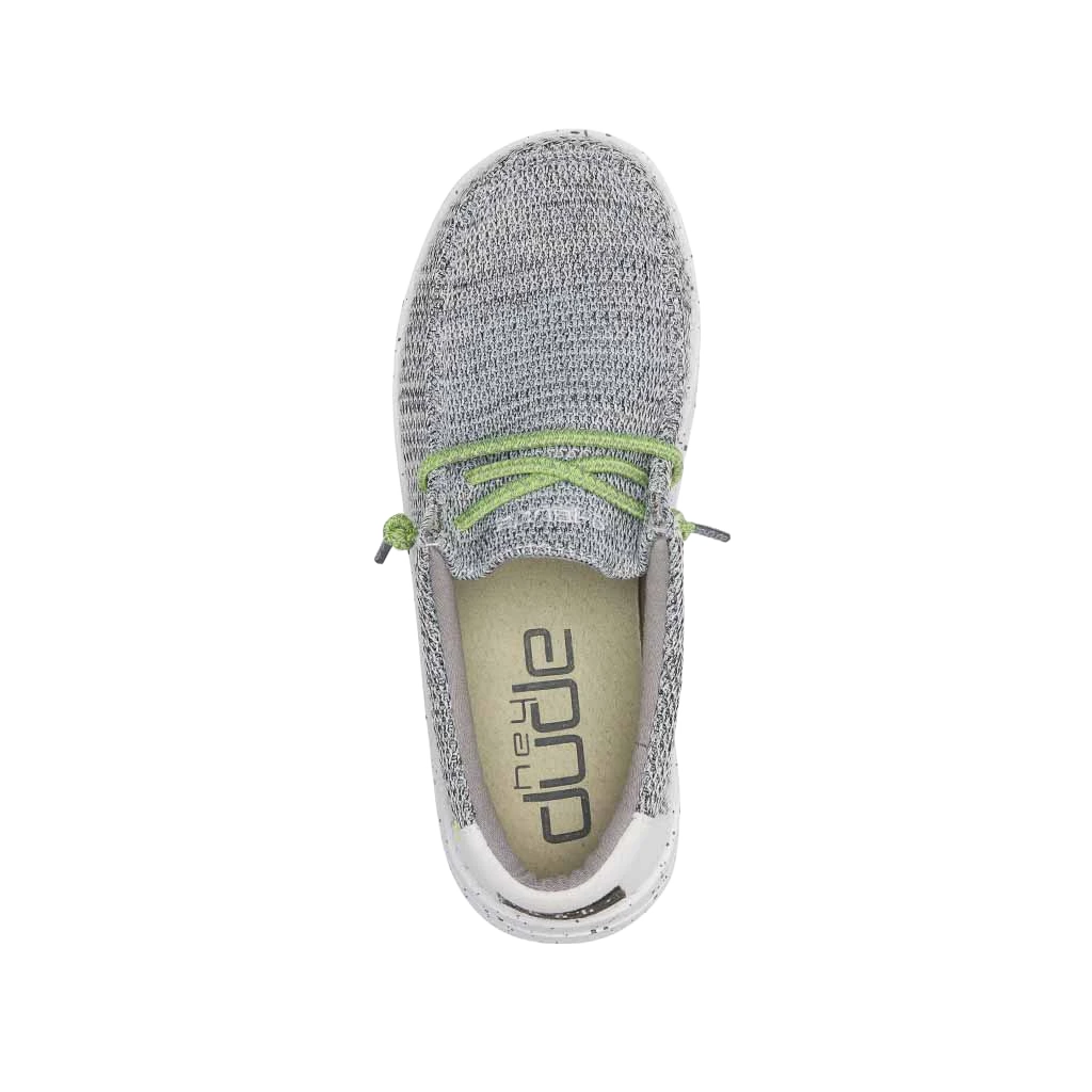 Hey Dude Children's Wally Sox Stone White 130130705 2 Hey Dude Children's Wally Sox Stone White 130130705 - Image 2