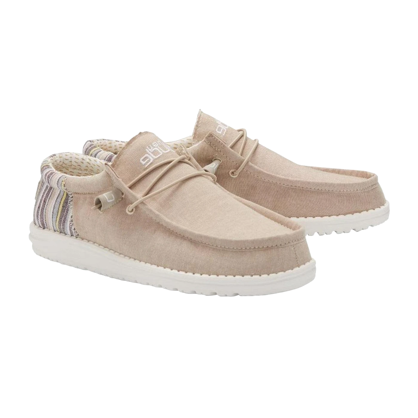 Hey Dude® Men's Wally Funk Sand Casual Slip On Shoes 40006-202 1 Hey Dude® Men's Wally Funk Sand Casual Slip On Shoes 40006-202