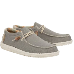 Hey Dude Men's Wally Eco Sox Cobblestone Slip On Shoes 112470710