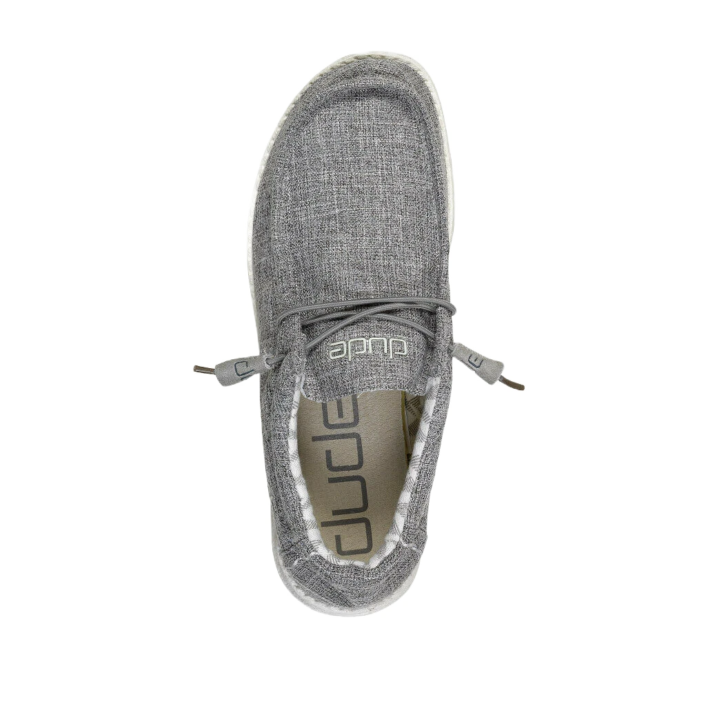 Hey Dude Men's Wally Canvas Linen Iron Shoe 110793901 2 Hey Dude Men's Wally Canvas Linen Iron Shoe 110793901 - Image 2