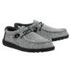 Hey Dude® Men's Wally Stretch Dark Web Light Grey Shoes 110383385