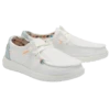 Hey Dude Ladies Wendy Boho White Crochet Shoes 121410164