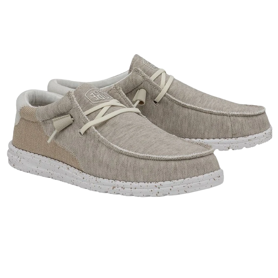 Hey Dude Men's Wally Stitch Dirt Road Beige Slip On Shoes 40021-2Z7 1 Hey Dude Men's Wally Stitch Dirt Road Beige Slip On Shoes 40021-2Z7