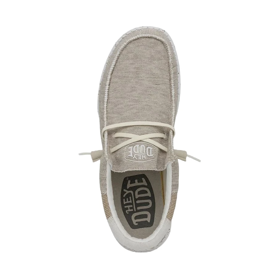 Hey Dude Men's Wally Stitch Dirt Road Beige Slip On Shoes 40021-2Z7 2 Hey Dude Men's Wally Stitch Dirt Road Beige Slip On Shoes 40021-2Z7 - Image 2