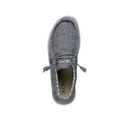 'Hey Dude' Men's Wally Linen - Iron Grey -Hey Dude Shop Wally Linen Iron 6 1024x1024@2x