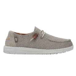 Hey Dude Ladies Wendy Knit II Desert Taupe Slip On Shoes 40061-1JM -Hey Dude Shop deserttaupeside