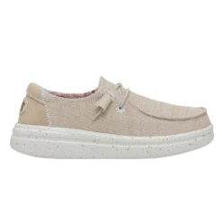Hey Dude Ladies Wendy Rise Stretch Dove Beige Slip On Shoes 40076-1KV 8 Hey Dude Ladies Wendy Rise Stretch Dove Beige Slip On Shoes 40076-1KV -Hey Dude Shop dovebeigeside