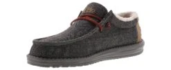 Hey Dude Wally Black Shell Men’s Casual Shoe -Hey Dude Shop heydude 110064681 wallyblackshell grey05