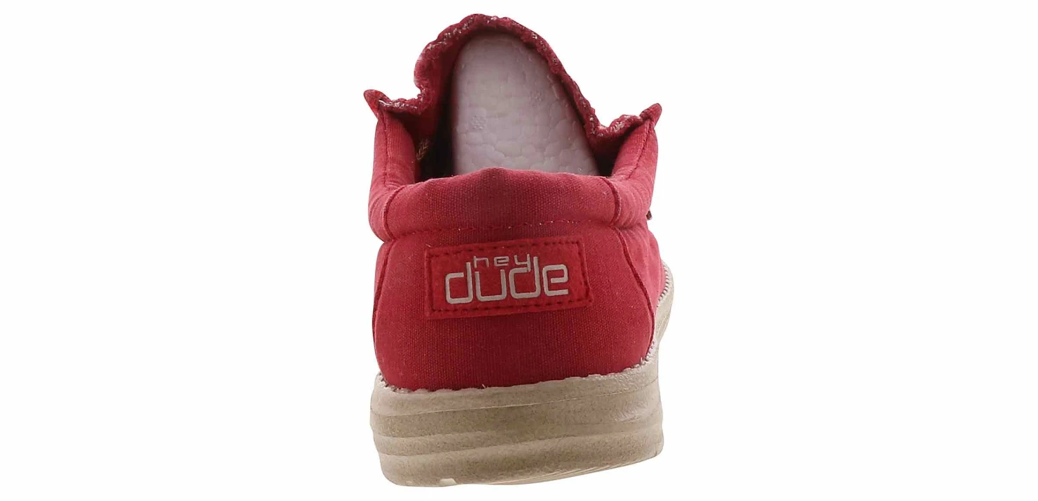 Hey Dude Wally Washed Men’s Casual Shoe 3 Hey Dude Wally Washed Men’s Casual Shoe - Image 3