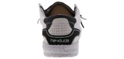 Hey Dude Wally Hawk Men’s Casual Shoe -Hey Dude Shop heydude 112250178 wallyhawkblackwhite black03