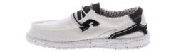 Hey Dude Wally Hawk Men’s Casual Shoe -Hey Dude Shop heydude 112250178 wallyhawkblackwhite black04
