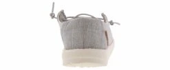 Hey Dude Wendy Youth Linen Girls' (11-3) Casual Shoe -Hey Dude Shop heydude 130123096 wendyylinen grey03 1