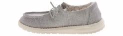 Hey Dude Wendy Linen Toddler Girls' (9-11) Casual Shoe -Hey Dude Shop heydude 130123096 wendyylinen grey04