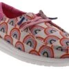 Hey Dude Wendy Funk Rainbow Girls’ (11-3) Casual Shoe