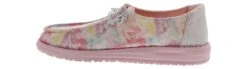 Hey Dude Wendy Taffy Youth Girls’ (11-4) Casual Shoe -Hey Dude Shop heydude 130125085 wendyyouthpinktaffydye pink04