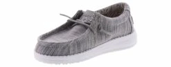 Hey Dude Wally Toddler Boys’ (5-10) Casual Shoe 10 Hey Dude Wally Toddler Boys’ (5-10) Casual Shoe -Hey Dude Shop heydude 160010704 wallytoddlerlinenstone grey05