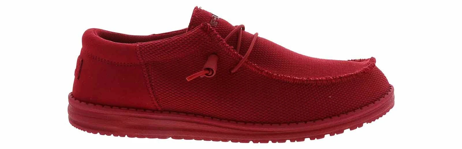 Hey Dude Wally Funk Mono Red Men’s Casual Shoe 2 Hey Dude Wally Funk Mono Red Men’s Casual Shoe - Image 2