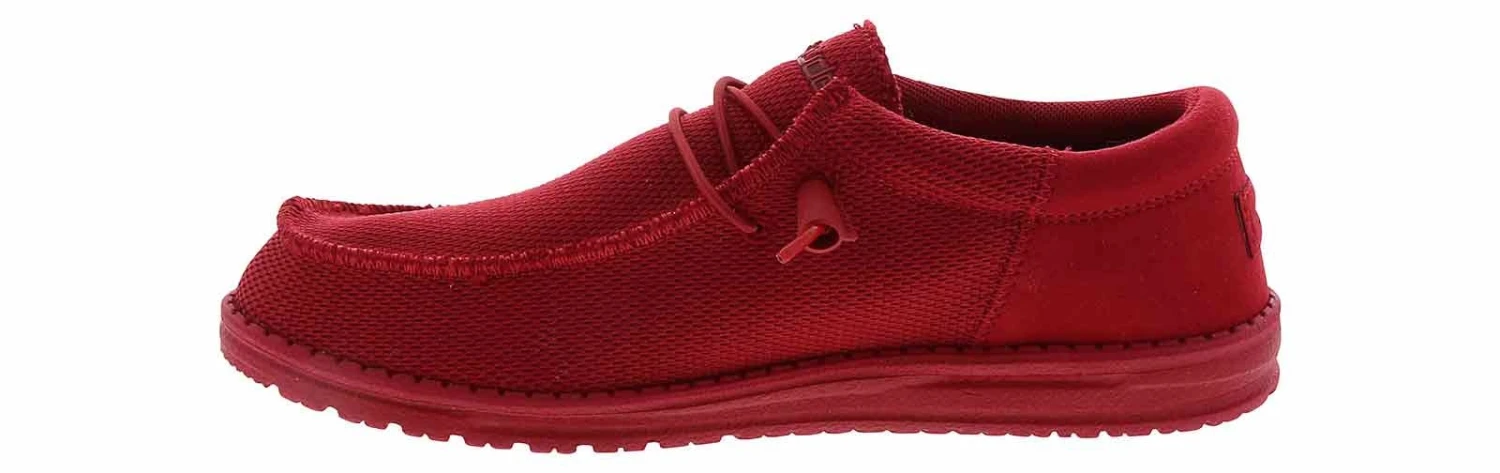 Hey Dude Wally Funk Mono Red Men’s Casual Shoe 4 Hey Dude Wally Funk Mono Red Men’s Casual Shoe - Image 4