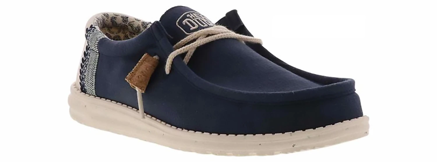 Hey Dude Wally Linen Natural Men’s Casual Shoe 1 Hey Dude Wally Linen Natural Men’s Casual Shoe