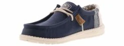 Hey Dude Wally Linen Natural Men’s Casual Shoe 10 Hey Dude Wally Linen Natural Men’s Casual Shoe -Hey Dude Shop heydude 40015 410 wallylinen navy05