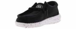 Hey Dude Wally Slub Toddler Boys’ (5-10) Casual Shoe 10 Hey Dude Wally Slub Toddler Boys’ (5-10) Casual Shoe -Hey Dude Shop heydude 40029 001 wallytoddlerslubcanvas black05