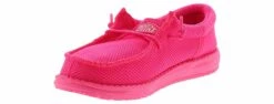 Hey Dude Wally Funk Mono Pink Girls’ (11-4) Casual Shoe -Hey Dude Shop heydude 40045 6qq wallyyouthfunkmonoepnk pink05