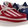 Hey Dude Wally Patriotic Flag Youth Kids’ (11-6) Casual Shoe