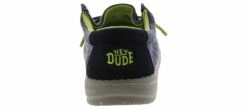Hey Dude Wally Stretch Boys’ (11-6) Casual Shoe -Hey Dude Shop heydude 40050 410 wallyyouthstretchnavy navy03
